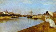 Berthe Morisot The Harbor at Lorient, National Gallery of Art, Washington